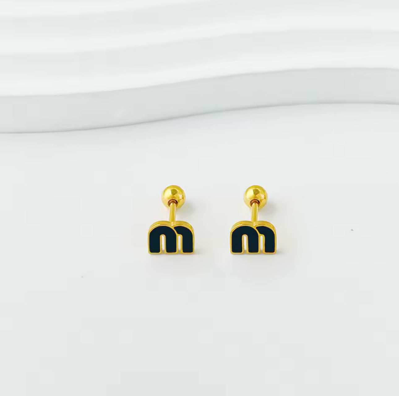 Miu Miu - Pendientes de oro 18k