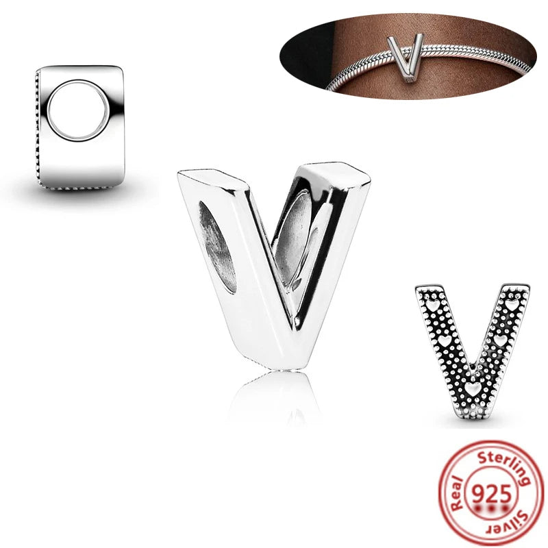 Charms Alfabeto AZ (Plata 975)
