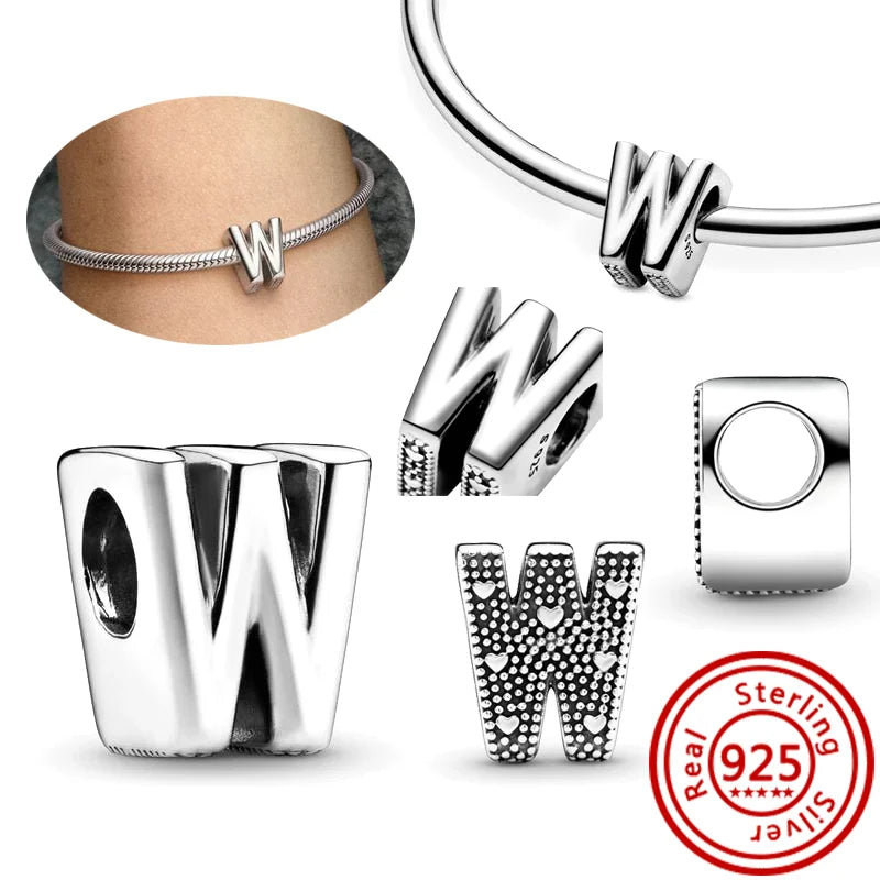Charms Alfabeto AZ (Plata 975)
